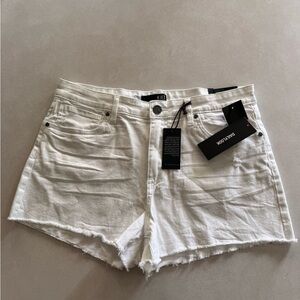 NWT Kut from the Kloth High Rise Jane White Jean Shorts